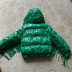 Green lovely winter stylish coat